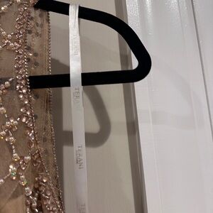 Terani Couture Beaded Wedding Dress in Gold and Cream